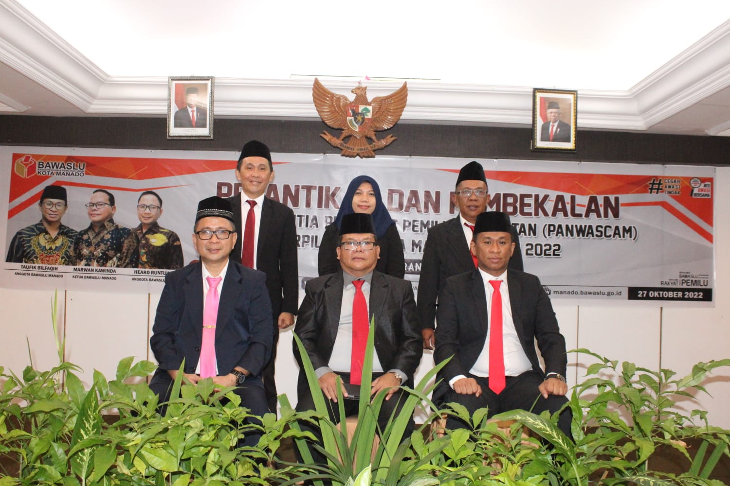 Panwascam Paal Dua Kunjungi pemerintah untuk Koordinasi