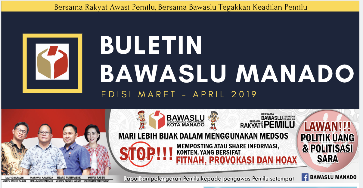 Edisi Kedua, Buletin Bawaslu Manado