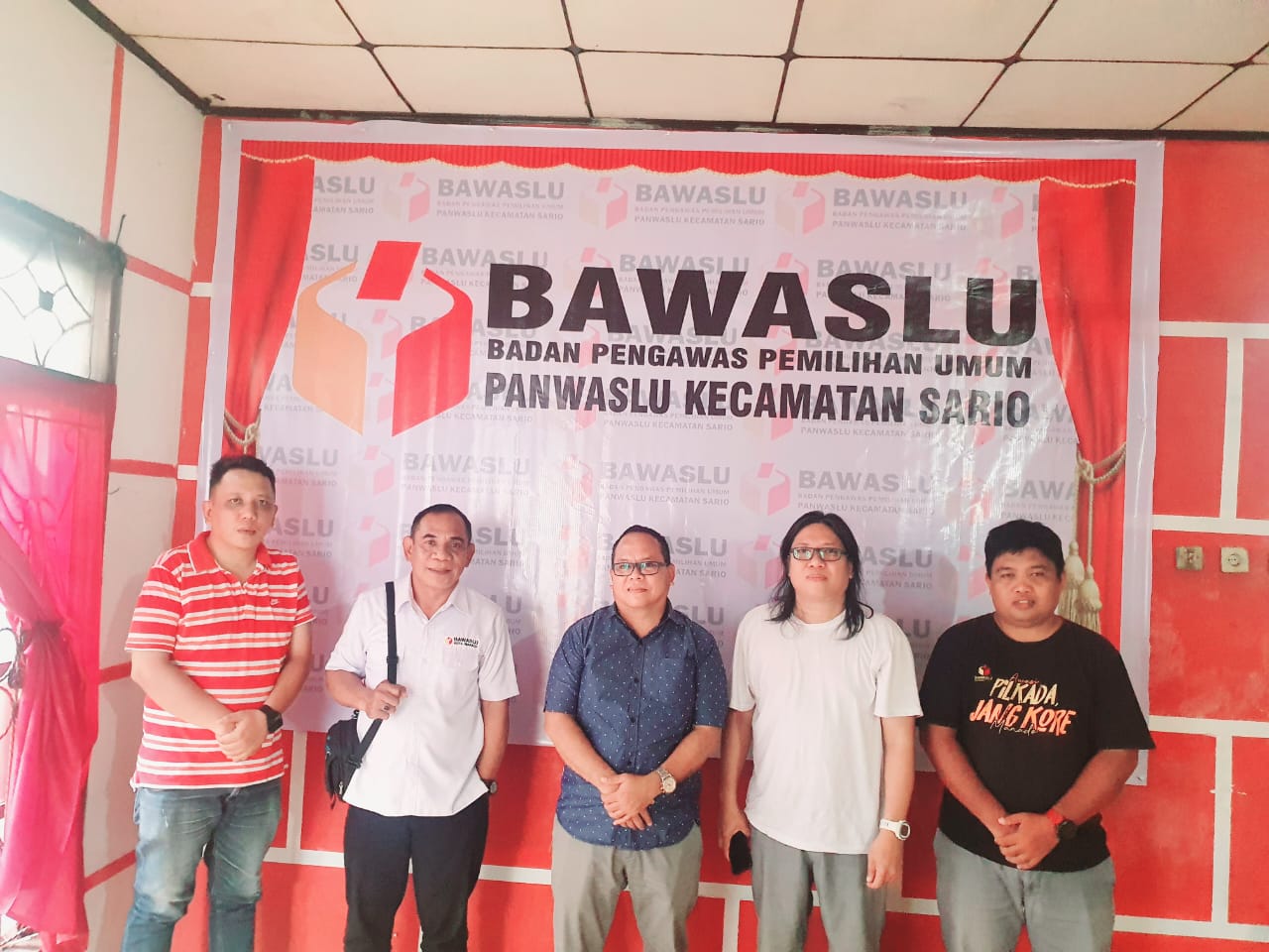 Bawaslu Manado Supervisi Sekretariat Panwaslu Sario