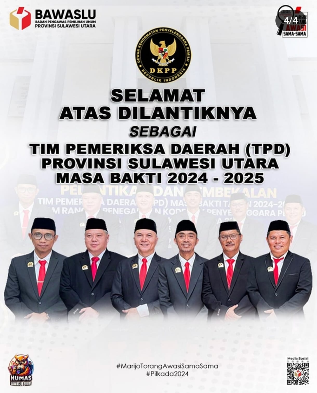 Anggota TPD Provinsi Sulut