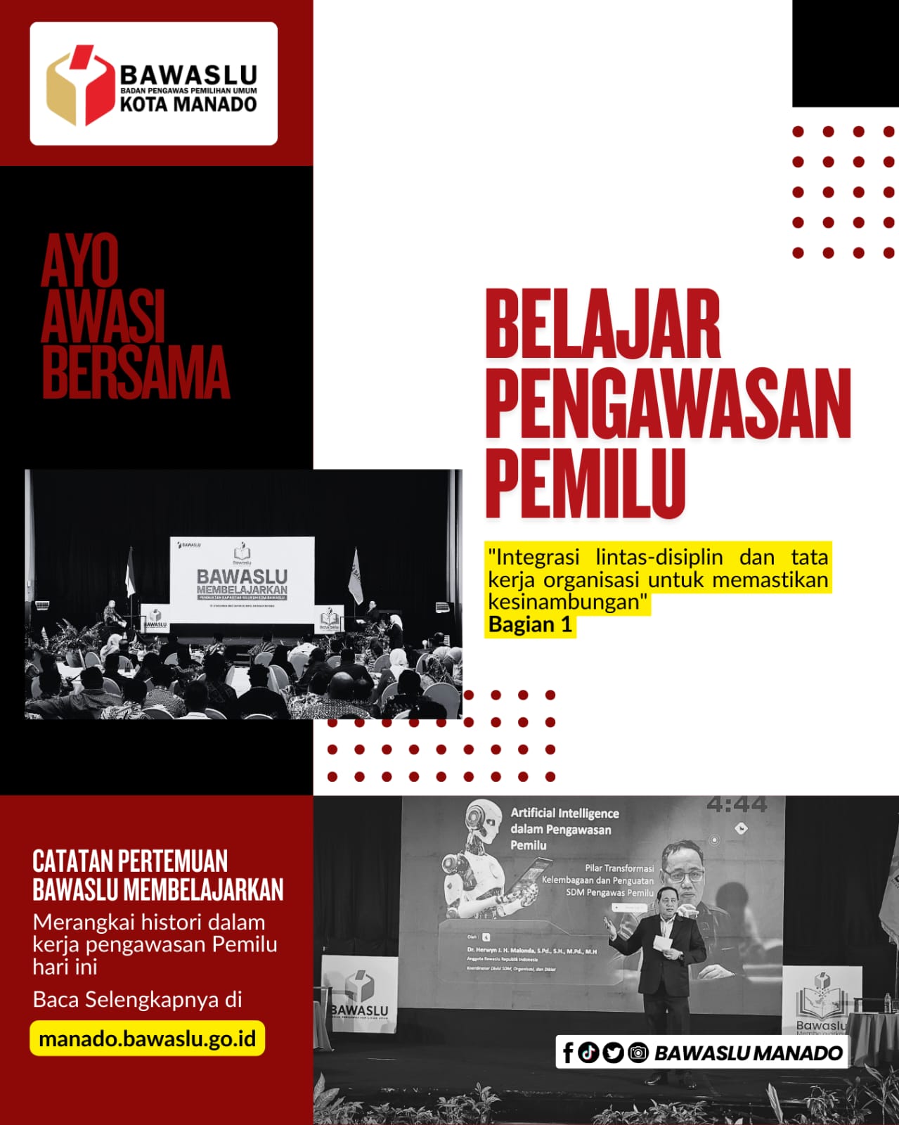 Bawaslu Membelajarkan Batch III Sulawesi Utara