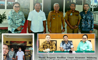 Cegah Pelanggaran, Panwaslu Kecamatan Malalayang Lakukan 3K dengan pihak Pemerintah dan Kepolisian