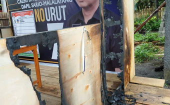 Posko Caleg Dibakar, Bawaslu Manado Turun Ke Lapangan