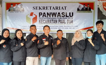 Rapat Evaluasi Mingguan Jajaran Panwaslu Kecamatan Paal Dua
