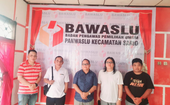 Bawaslu Manado Supervisi Sekretariat Panwaslu Sario